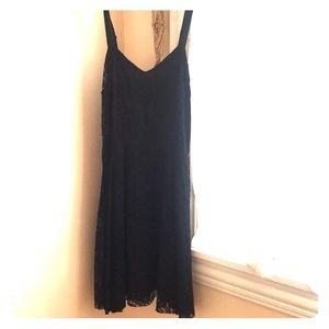 Free people black lacy dress